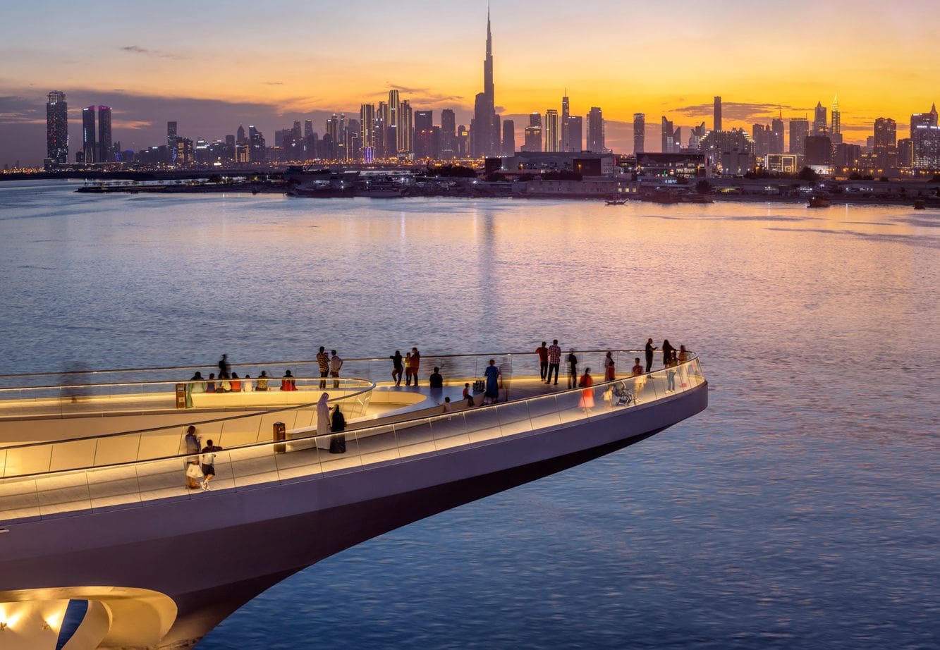 Dubai skyline with premium residences